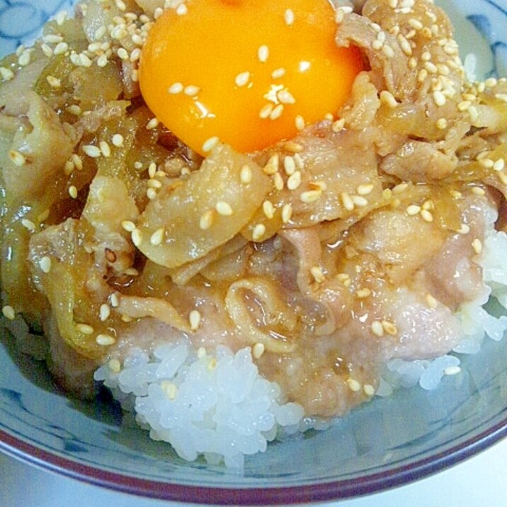 豚トロロ丼